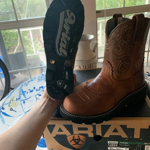 Ariat Fat Baby boots NIB 9.5 - Picture 5 of 8
